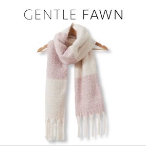 NWT Gentle Fawn Huntington Cozy Scarf / pink taupe cream